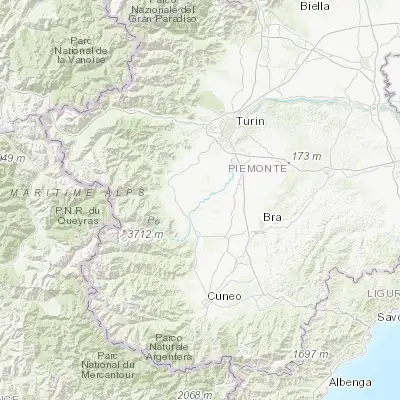 Map showing location of Villafranca Piemonte (44.788240, 7.507880)