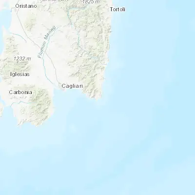 Map showing location of Villasimius (39.144810, 9.518230)