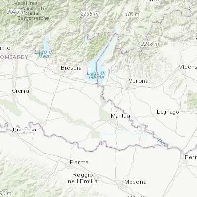 Map showing location of Volta Mantovana (45.321920, 10.658910)