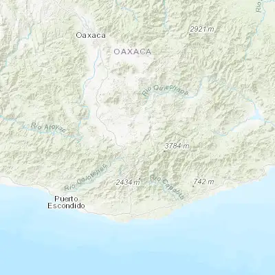 Map showing location of San Cristóbal Amatlán (16.317130, -96.407850)