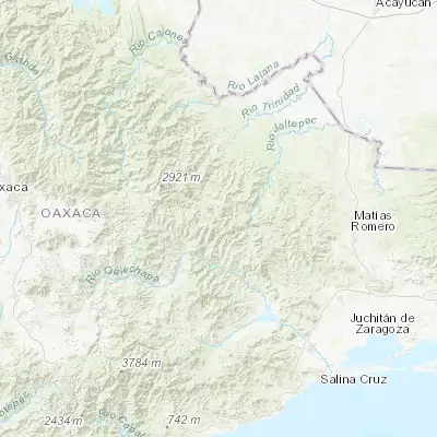 Map showing location of San Lucas Camotlán (16.944730, -95.713820)