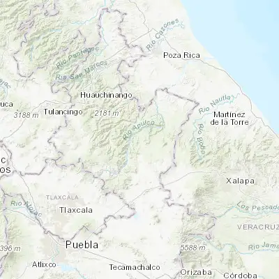 Map showing location of Zacapoaxtla (19.872710, -97.588990)