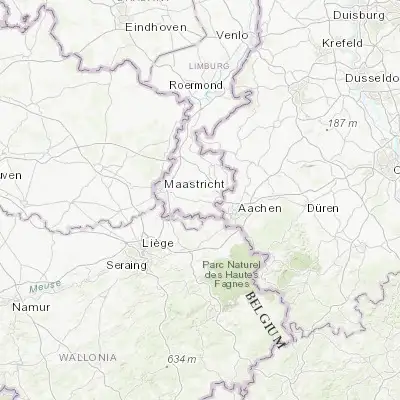 Map showing location of Gulpen (50.815830, 5.888890)