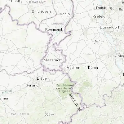 Map showing location of Spekholzerheide (50.855590, 6.024710)