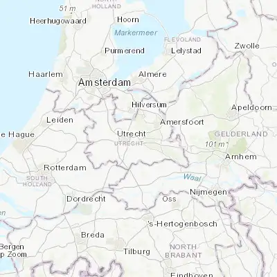 Map showing location of Zeist (52.090000, 5.233330)