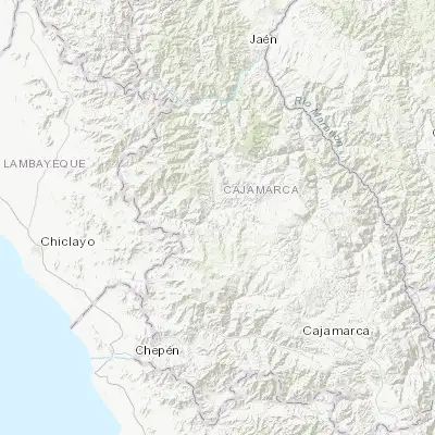 Map showing location of Santa Cruz De Succhabamba (-6.625010, -78.945760)