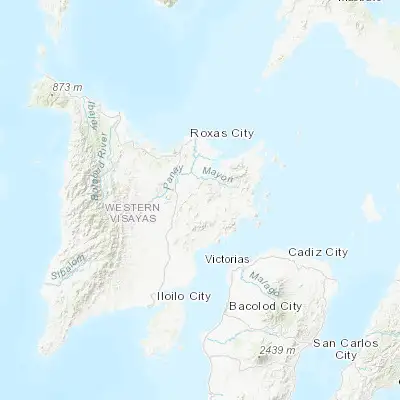 Map showing location of Asturga (11.254490, 122.801800)
