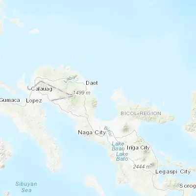 Map showing location of Pambuhan (13.973600, 123.083700)