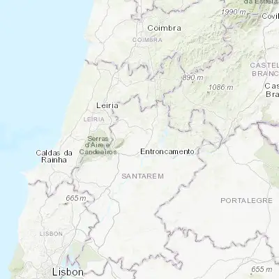 Map showing location of Paialvo (39.563990, -8.468350)