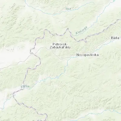 Map showing location of Balyaga (51.152930, 108.927670)