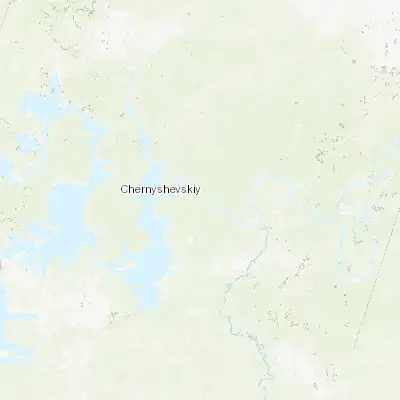 Map showing location of Chernyshevskiy (63.016010, 112.469010)