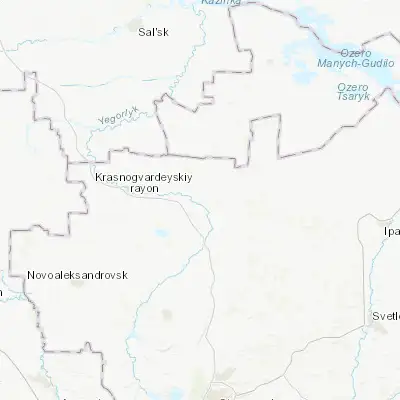 Map showing location of Dmitriyevskoye (45.805290, 41.896670)