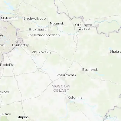 Map showing location of Imeni Tsyurupy (55.495670, 38.650640)