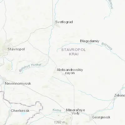 Map showing location of Kalinovskoye (44.863500, 42.962200)