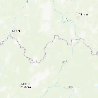 Map showing location of Kholm (59.266670, 32.850000)