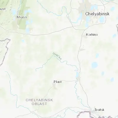 Map showing location of Koyelga (54.652240, 60.904900)