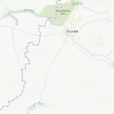 Map showing location of Kurmanayevka (52.509300, 52.067500)