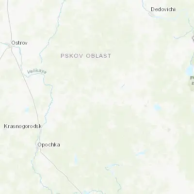 Map showing location of Novorzhev (57.029420, 29.333780)