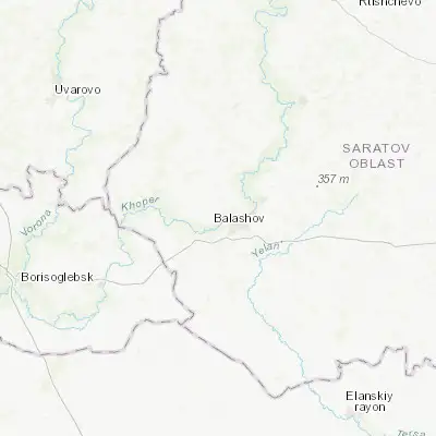 Map showing location of Pinerovka (51.562000, 43.068900)