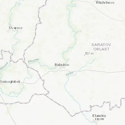 Map showing location of Repnoye (51.592100, 43.186100)