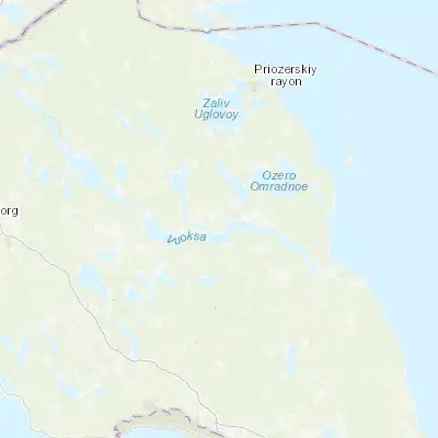 Map showing location of Sapernoye (60.714180, 29.955250)