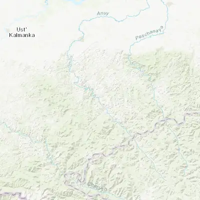 Map showing location of Soloneshnoye (51.654400, 84.319700)