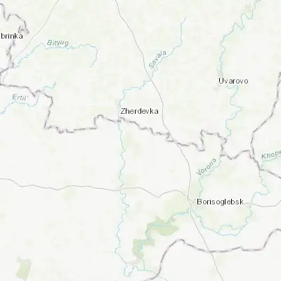 Map showing location of Ternovka (51.678030, 41.637500)