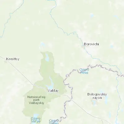 Map showing location of Uglovka (58.239170, 33.510830)