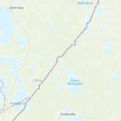 Map showing location of Vyartsilya (62.176450, 30.692960)