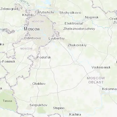 Map showing location of Yakovlevskoye (55.441940, 37.948060)