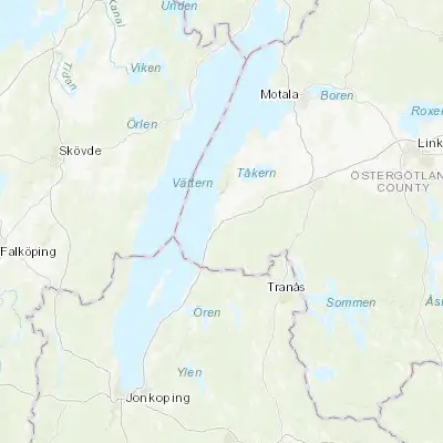 Map showing location of Ödeshög (58.229490, 14.652940)