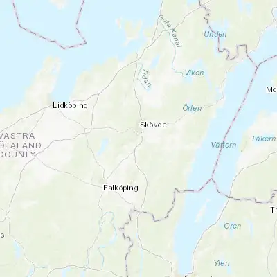 Map showing location of Skultorp (58.350000, 13.833330)