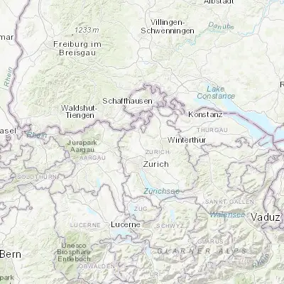 Map showing location of Bachenbülach (47.503170, 8.545560)