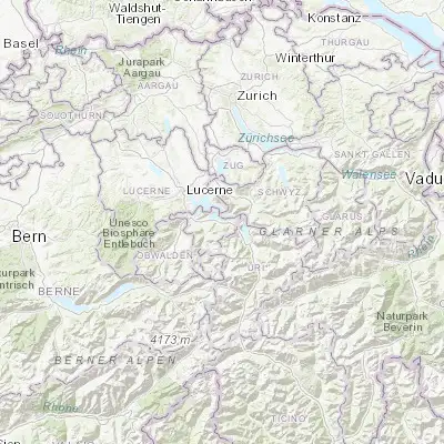 Map showing location of Beckenried (46.966530, 8.475750)