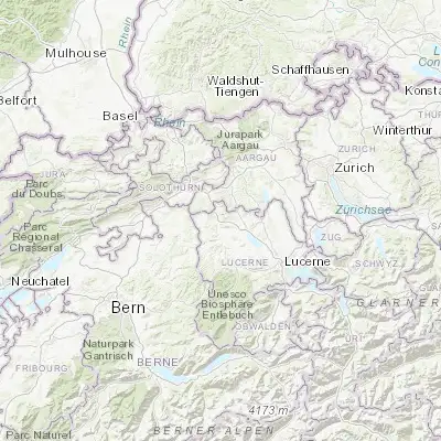 Map showing location of Dagmersellen (47.214050, 7.985190)