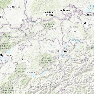 Map showing location of Grosswangen (47.133100, 8.050410)