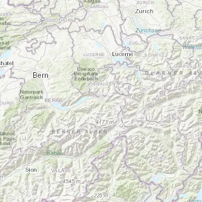 Map showing location of Meiringen (46.727090, 8.187200)