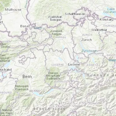 Map showing location of Oberkirch (47.156420, 8.115670)