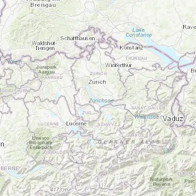 Map showing location of Obermeilen (47.265740, 8.655670)