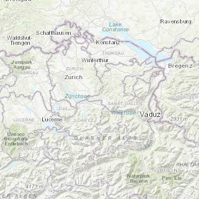 Map showing location of Schmerikon (47.225380, 8.948360)