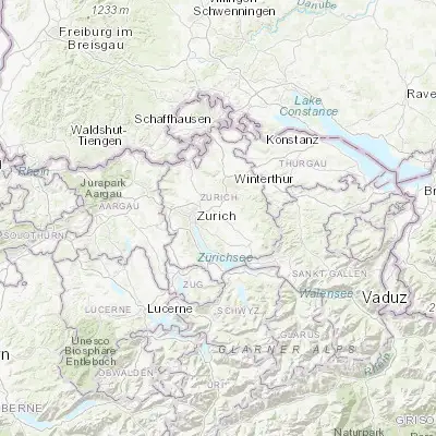 Map showing location of Schwerzenbach (47.382130, 8.657270)