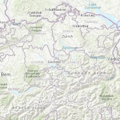 Map showing location of Walchwil (47.101690, 8.516930)