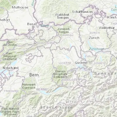 Map showing location of Willisau (47.121830, 7.994180)