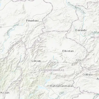 Map showing location of Afşin (38.247690, 36.913990)