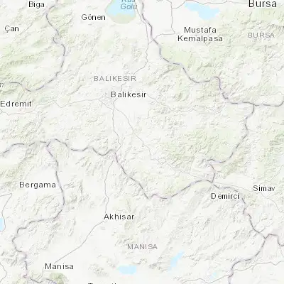 Map showing location of Bigadiç (39.392500, 28.131110)