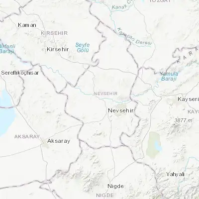 Map showing location of Gülşehir (38.745940, 34.625240)