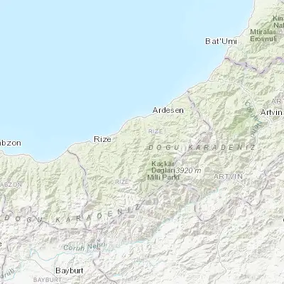 Map showing location of Nurluca (41.032720, 40.908200)
