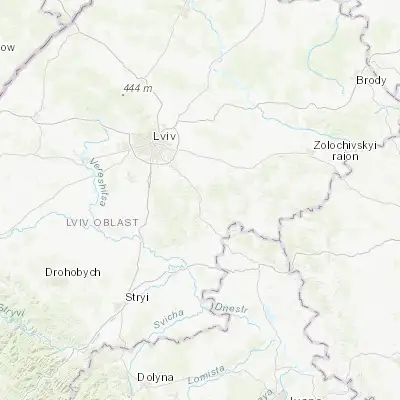 Map showing location of Bibrka (49.638140, 24.291990)