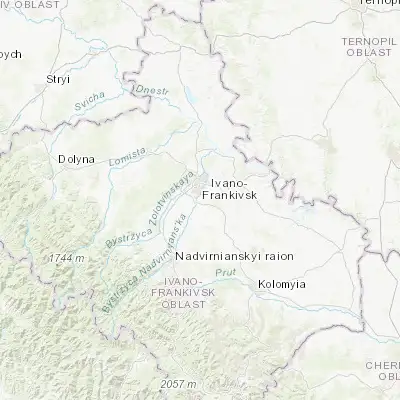 Map showing location of Cherniiv (48.855890, 24.715570)