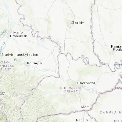 Map showing location of Kyseliv (48.580220, 25.657000)